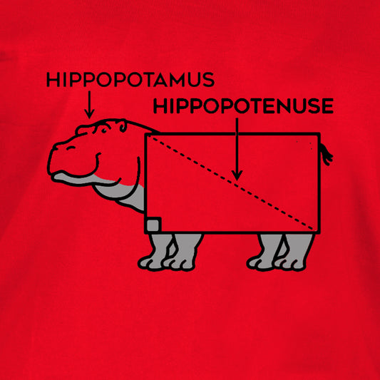 Hippopotamus-Hippopotenuse (F) - Red