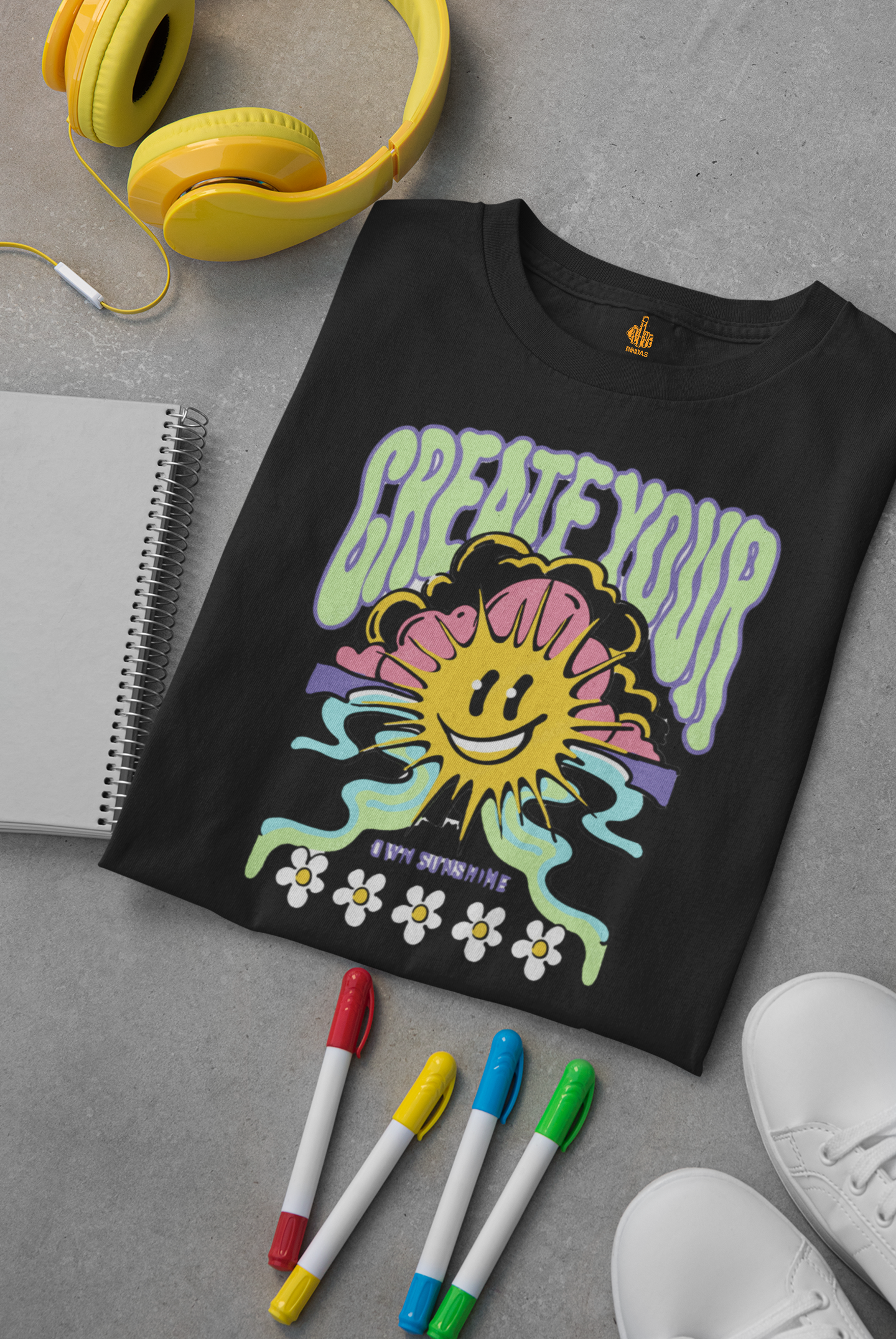 sunshine mtv 100% COTTON T-SHIRT (UNISEX FIT)